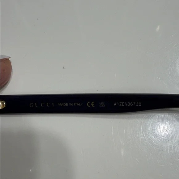 Gucci Women's Navy Blue Eyeglasses - Picture 6 of 10